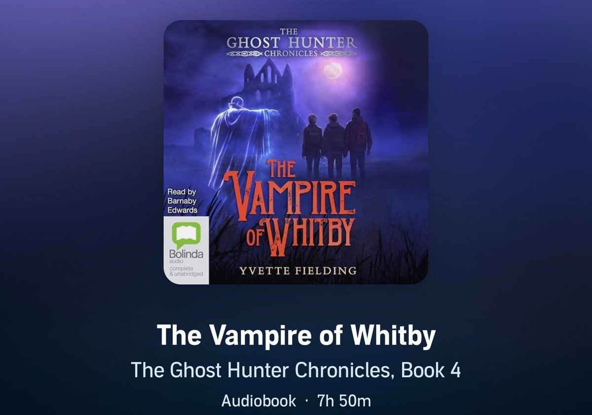 Mostly_Haunted's tweet image. Forget #StrangerThings, the latest book in #TheGhostHunterChronicles by @Yfielding was released in Audiobook format on #NewYearsDay on @audible_com read by Barnaby Edwards from @Bolindaaudio - listen now! #TheVampireOfWhitby 🧛‍♂️👻📖 xx
 audible.co.uk/pd/B0G98VLDV1?…
