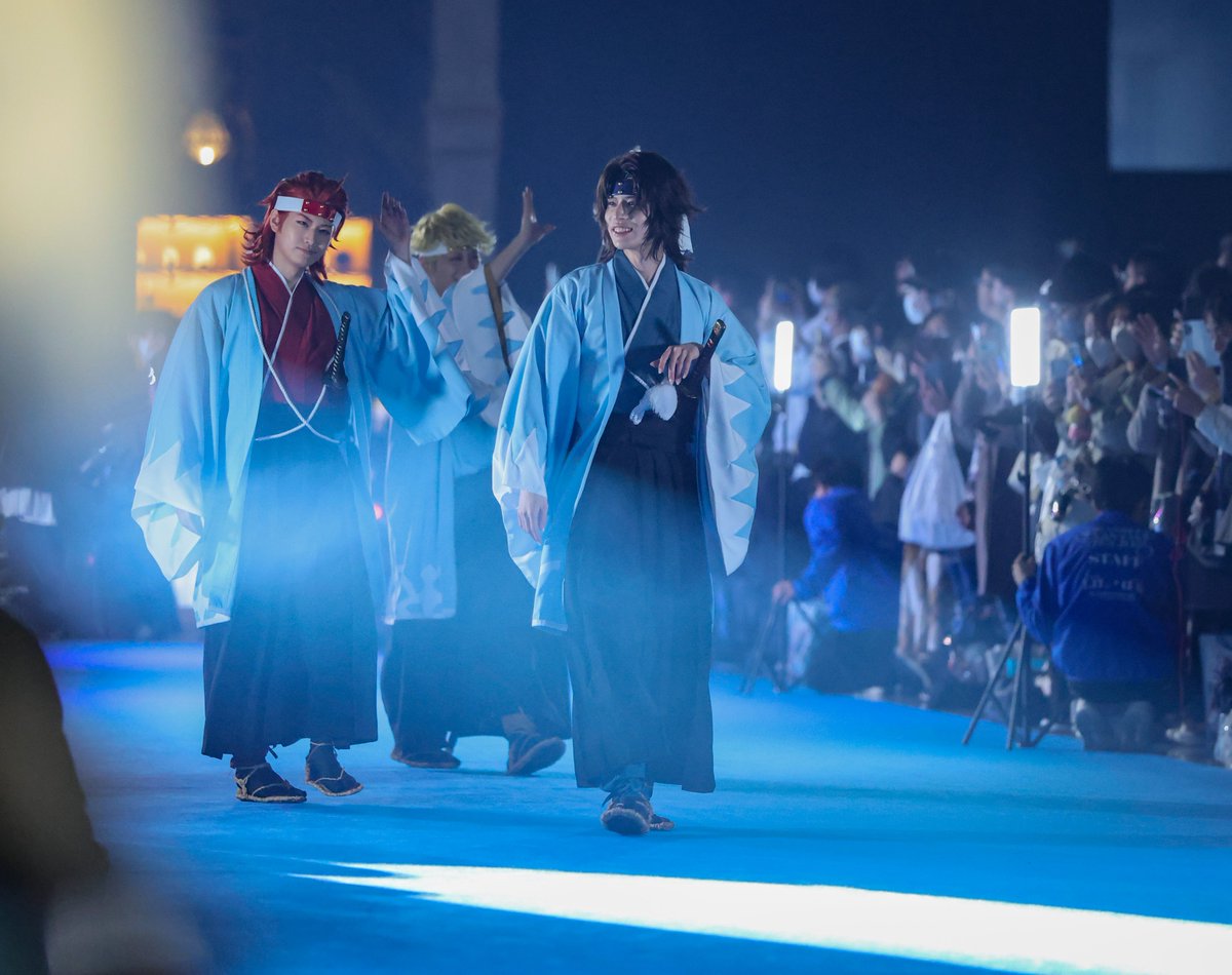 新選組ランちゃんパーさんヴェインくん　パレードにて