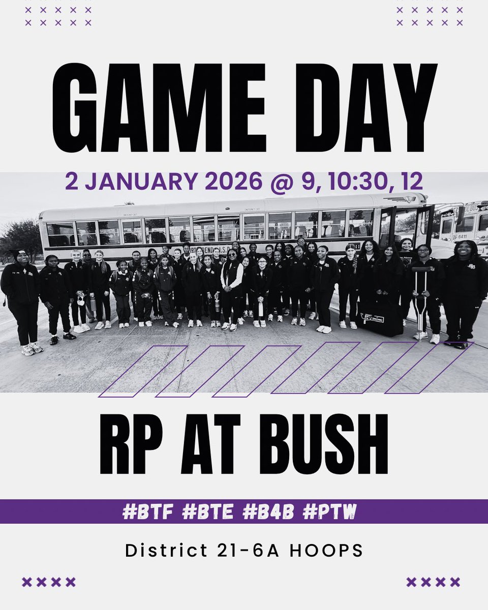 RPHS_GBB's tweet image. We’re whole again, fresh off break and the crew is ready for some Friday morning Hoops!!! Lady Panthers hitting the road to battle it out with The Lady Broncos from Bush!! #B4B #BRINGTHEFIGHT
