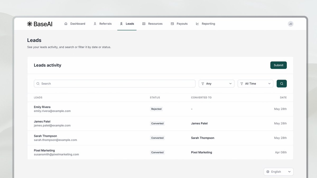 Lead submission from Partner Portal 🖇️
Affiliate partners can now add potential customers directly from their dashboard, helping expand lead generation beyond automated tracking.
Read more → help.partnero.com/article/306-le…