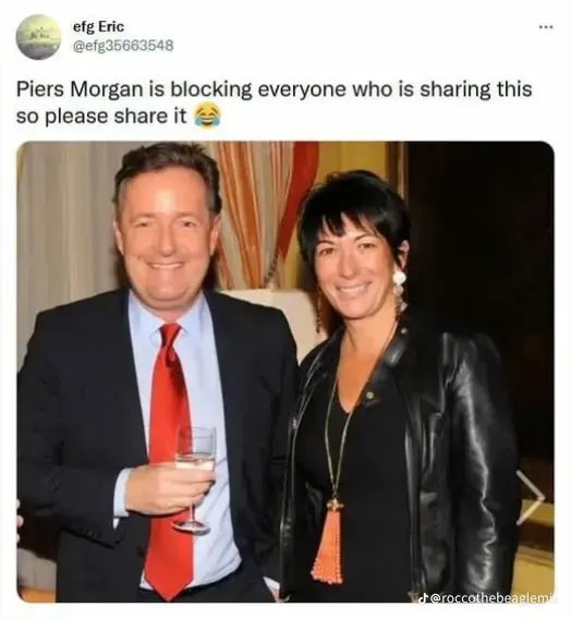 MAGACult2's tweet image. I think we know why Piers Morgan still defends Trump to this day.
