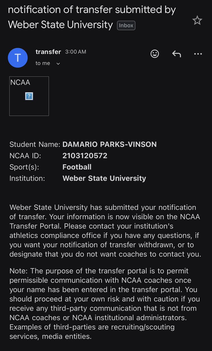 I am officially in the portal!!