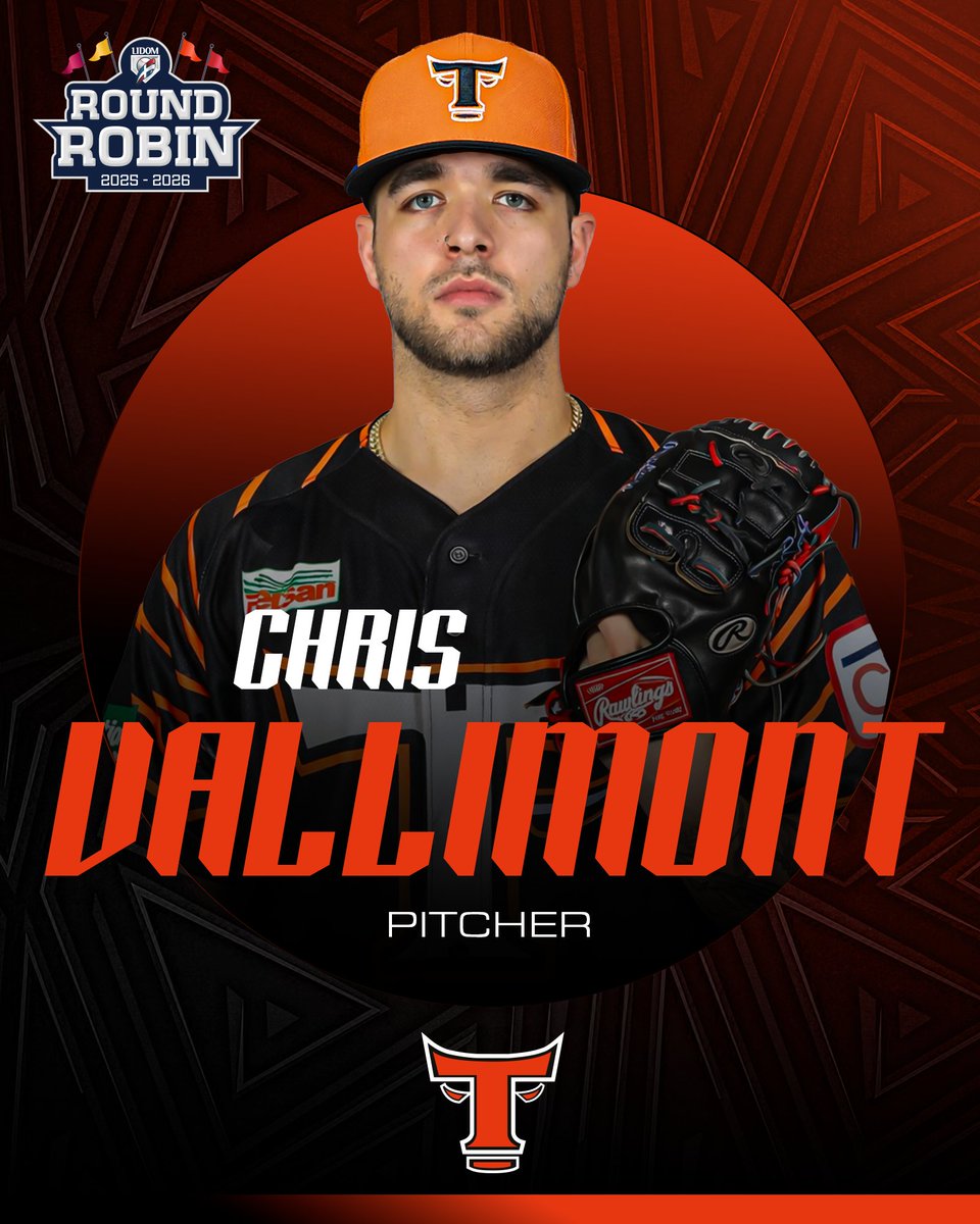 TorosdelEste's tweet image. Informamos que hemos contratado al lanzador derecho Chris Vallimont que viene desde la Liga de Puerto Rico, Villamont accionó con Indios de Mayagüez en la #LBPRC.