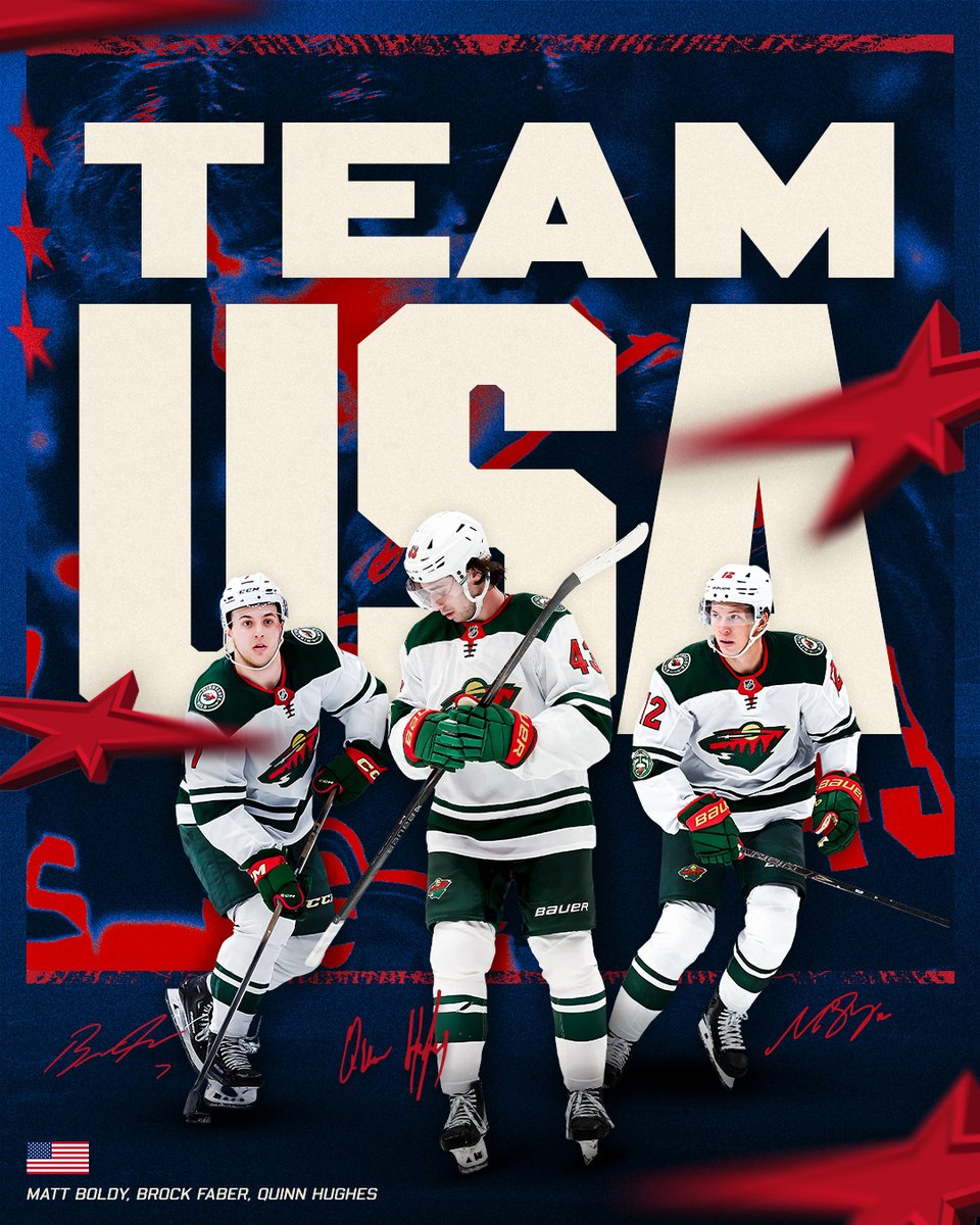 mnwild's tweet image. THIS JUST IN: 

We have quite the crew representing Team USA at Milano Cortina 2026 🇺🇸
