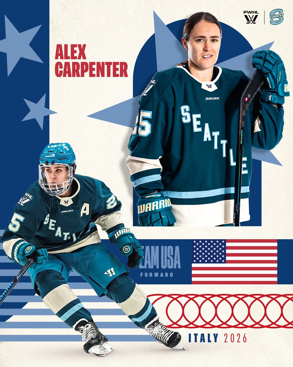 thepwhlofficial's tweet image. Representing the stars &amp;amp; stripes 🇺🇸

Congratulations to the 16 PWHL players who have been named to Team USA for the 2026 Winter Olympics!
🧵