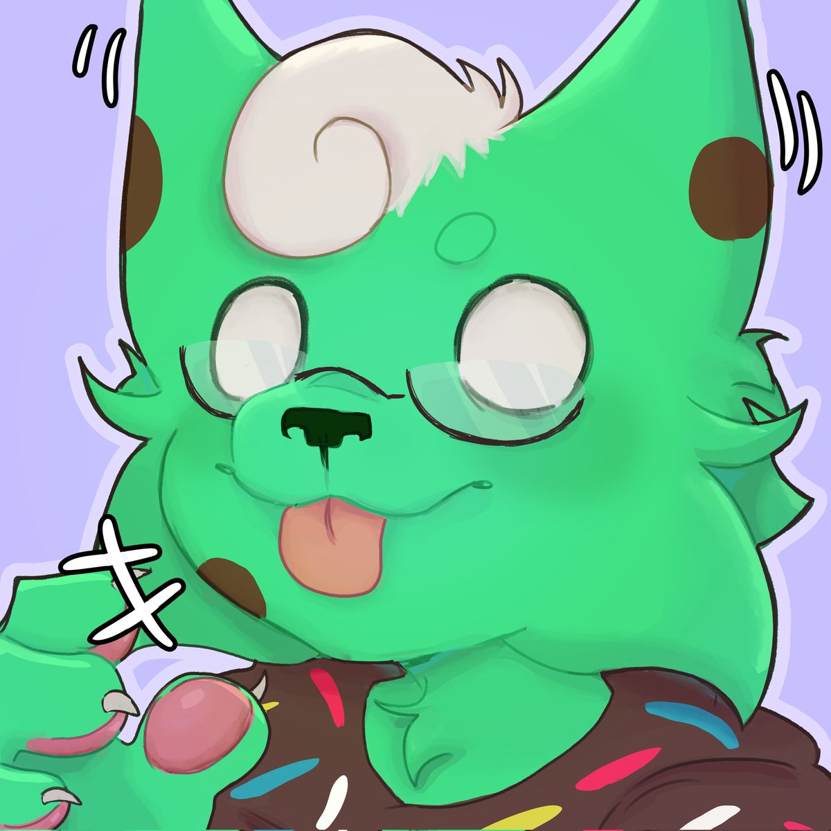 johnboshi's tweet photo. Fursona stuff I never posted on here! I ended up going with Choco (they/them) like I had mentioned before! Art by u/shymethio on Reddit https://t.co/nlMlz9S29T