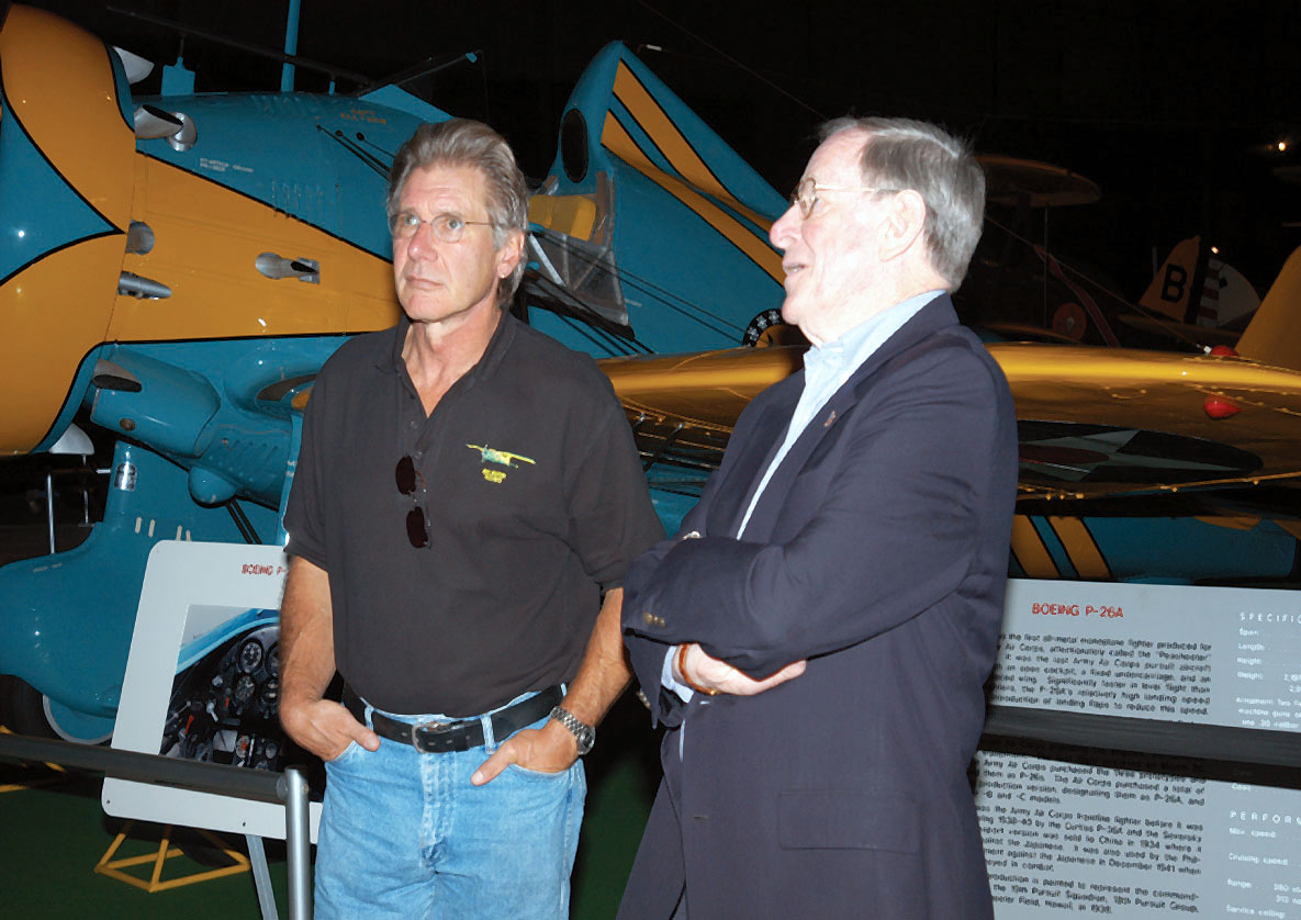 AFmuseum's tweet image. 🎬✈️ Celebrity Spotting at the National Museum of the U.S. Air Force! ✈️🎬👀 Think you can name them all from the archive?