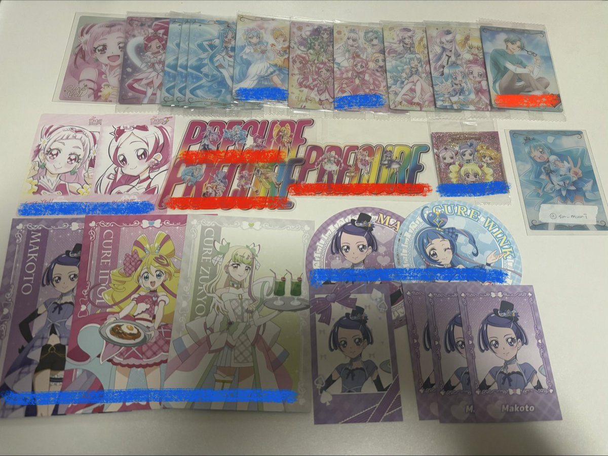 sn_muni's tweet photo. プリキュア 交換 缶バッジ ポストカード ウエハース 特典 全プリキュア展スイパラ アクリルスタンド ブルジュラ

【譲】画像のもの

【求】定価+抱き合わせ+送料 or 相場額+送料 > リプ欄の求品>>その他マリン、マシェリ

検索からでもお気軽にお声がけ下さいませ https://t.co/QrBltIWJ9e