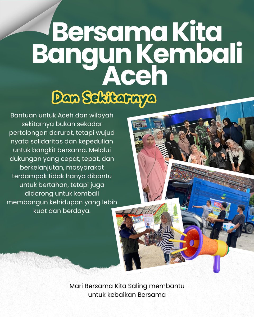 poorphobieu's tweet image. Ayo, guys! Kita dukung pemulihan Aceh Sumatra! Bersama-sama, kita bisa bawa perubahan positif dan bangkitkan ekonomi daerah. Semangat! 💪🌟