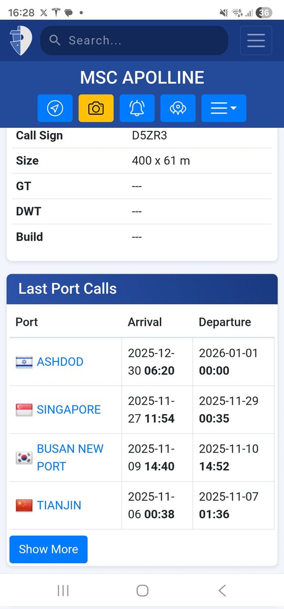 Dezenformasyon nedir, nasıl yapılır konusunda ders niteliğinde çalışma yapmışsınız Sayın <a href="/ComezTurhan/">Turhan Çömez</a>...

Şimdi Turhan Bey'in yalanının doğrusunu söyleyelim...

Gemi 06/11/2025 tarihinde, Çin'in Tianjin limanından Türkiye dahil ülkelerin siparişlerini yükleyerek çıkış yapmış,