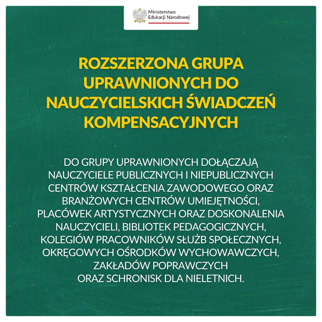 Ministerstwo Edukacji Narodowej tweet media
