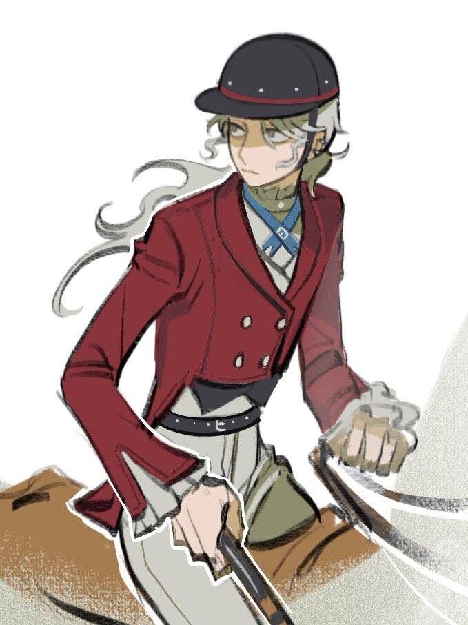 Voncelest052921's tweet image. #IdentityV #第五人格イラスト
Hobbies Swap!AU
What if Ganji interested in music while Frederick interested in sports?
👇let me introduce polo player Frederick and Bansuri player Ganji......