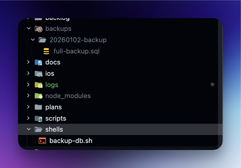 ⚠️ Supabase free tier = No automatic backups

Me: "Claude, I want daily full backup. One shell script."

Claude: Done.

 Now I just run: npm run db:backup

My $0/month database is safer than your $25/month one. 🔥

👉 Next: GitHub Action → Auto backup → Google Drive