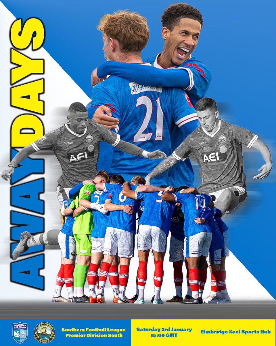 𝗙𝗶𝗿𝘀𝘁 𝗴𝗮𝗺𝗲 𝗼𝗳 𝟮𝟬𝟮𝟲 ⏳
🆚 Walton &amp; Hersham

#UpTheBoro #UTB