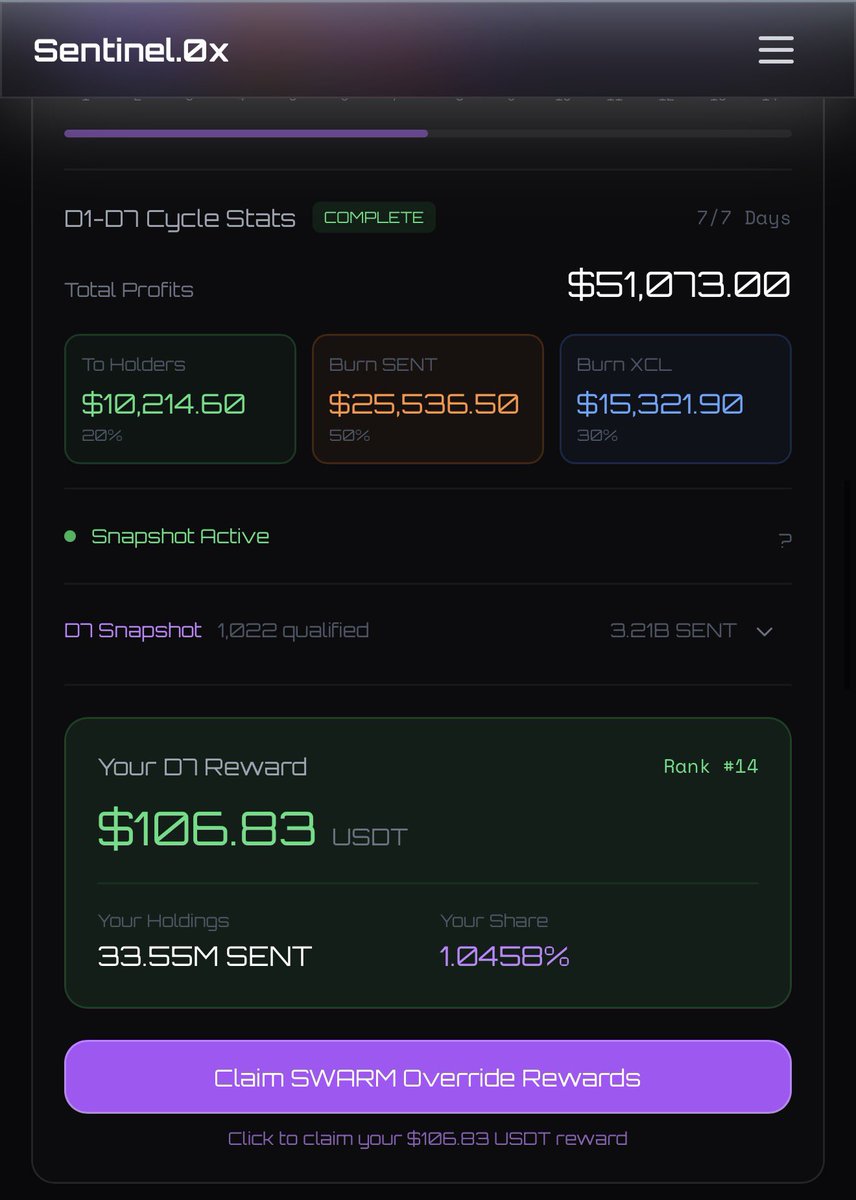 XCL_MAFIA_'s tweet photo. MORE REWARDS 🚨🚨 THIS IS A GAME CHANGER 🚨🚨

#XCL_MAFIA — SWARM rewards are LIVE 🐝🔥 
If you’re holding $SENT and YOU ARE WINNING 😤

💰 Real USDT rewards
🤖 AI pulling liquidity from CEX & DEX
🔥 Automatic burns
♻️ Rewards looping back to holders

This isn’t hype — this is a self-feeding machine.
Early holders are getting PAID while others are still “watching charts.”

⚠️ Blink and you miss it.
Go claim your SWARM rewards NOW 💸🔥

@AuzsomeAustin @AltcoinDaily @Cobratate @Cointelegraph @anndylian