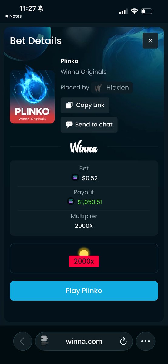 FattyNFTs's tweet photo. @Winna New plinko extreme is 🔥 

Username Bradboy666 

Much love appreciate you all and the hard work over the last few months! https://t.co/mpgkIjgeGl