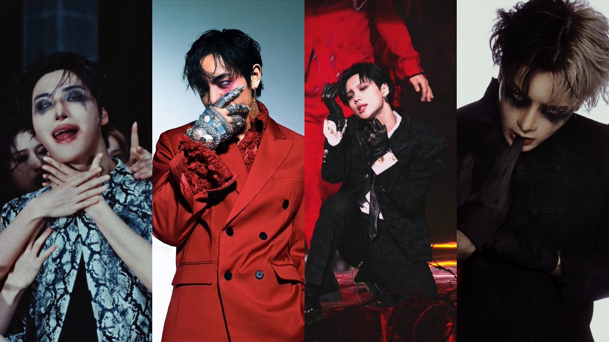 hotyapper's tweet image. seonghwa in the SKIN mv is literally like if DPR IAN, Taemin, and Magic Man Jackson came together and gave birth