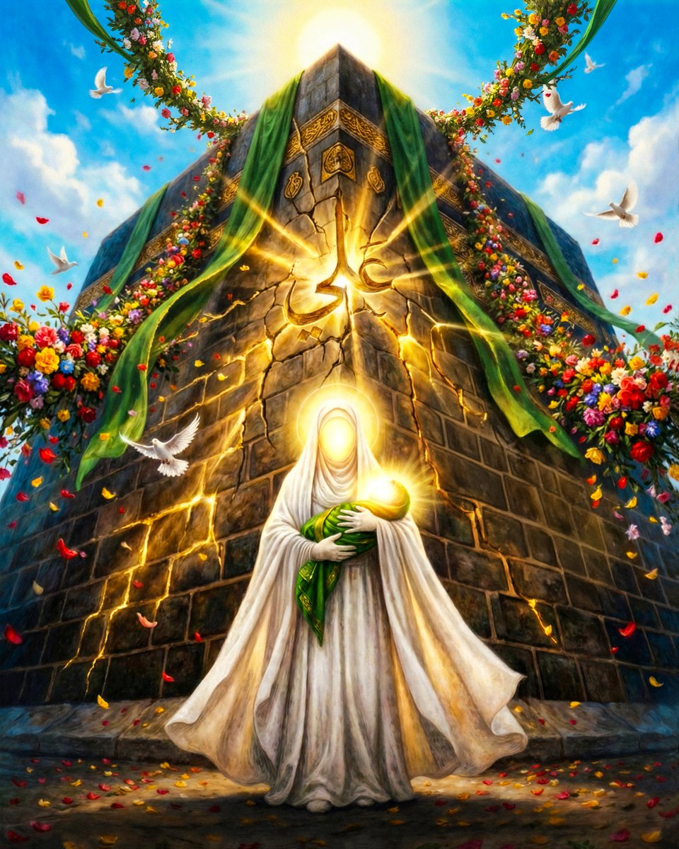 وَلَدتْهُ في حَرم الإلهِ وأمْنهِ
والبيتِ حيثُ فِناؤه والمسجدُ

بيضاءُ طاهرةُ الثيابِ كريمةٌ
طابتْ وطابَ وليدُها والمولِدُ

نبارك لكم حلول ذكرى ولادة أمير المؤمنين، وسيد الوصيين، أسد الله الغالب، علي بن أبي طالب (عليه السلام).

#الامام_علي 
 #وليد_الكعبة 
 #شهر‌_رجب