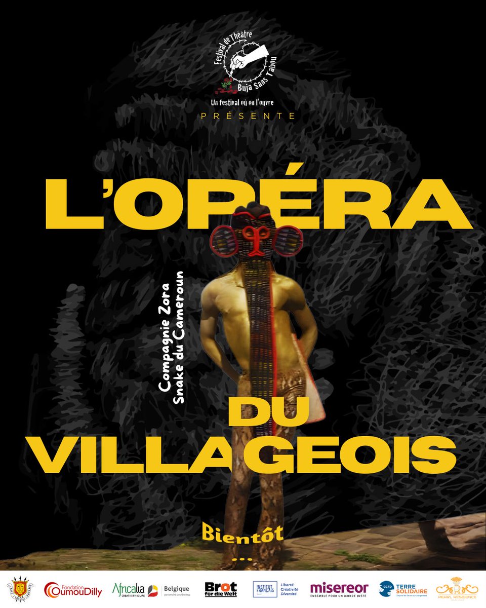 BujaSansTabou's tweet image. Quand les corps réveillent les œuvres, les musées cessent d’être des vitrines pour redevenir des mémoires vivantes.

📍 L’Opéra du villageois, par la Compagnie Zora Snake (Cameroun)

🗓 « (Dé)connexion » du 02 au 08 février 2026

#BST2025 #déconnexion #connexion #festival