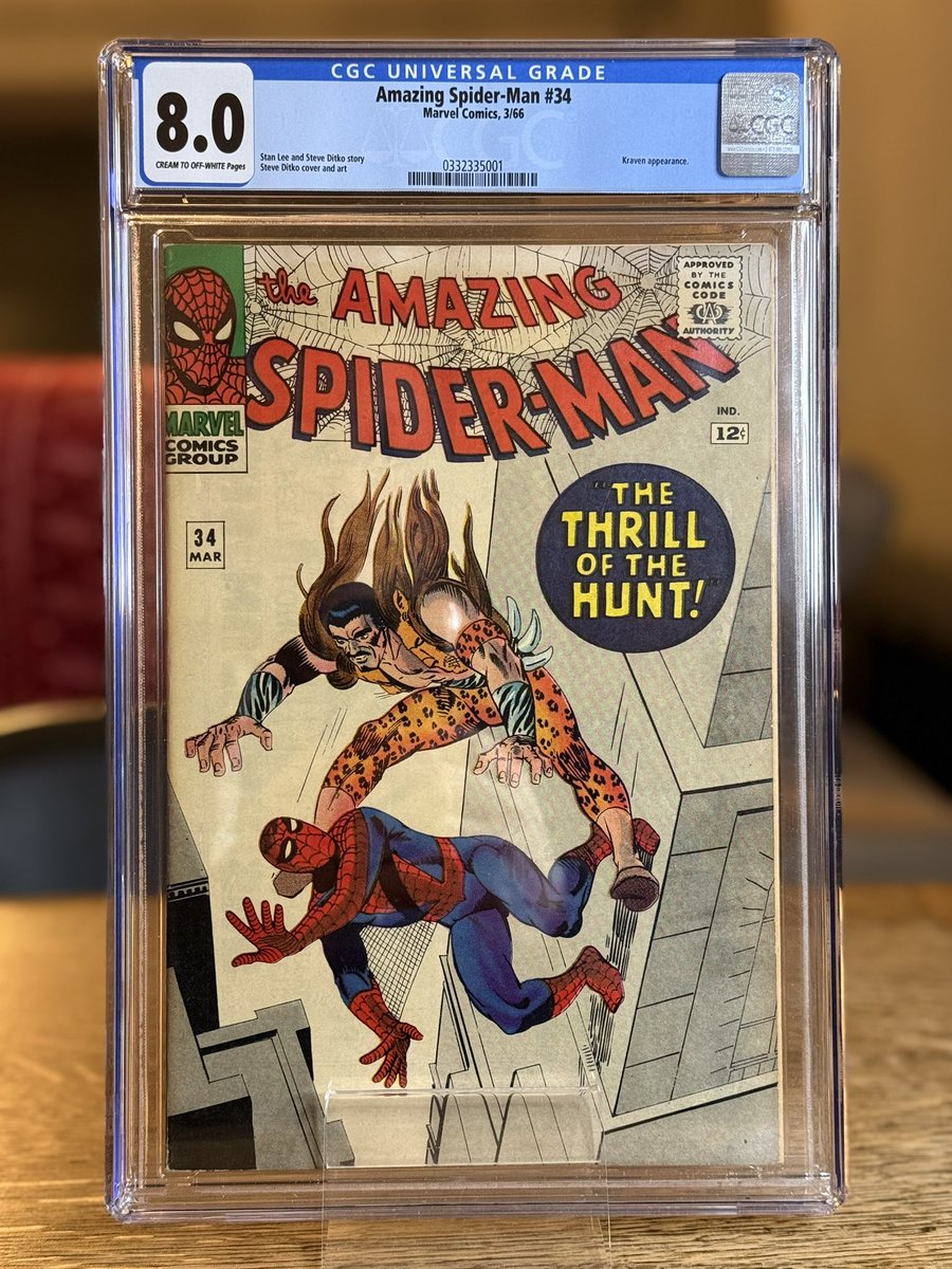 Amazing Spider-Man #15 &amp; #34 - First appearance of Kraven the Hunter