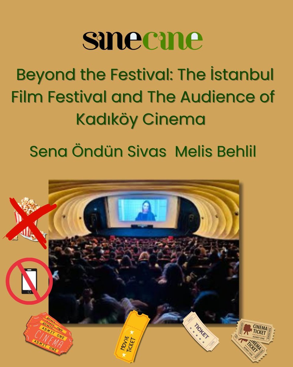 Sena Öndün Sivas ve Melis Behlil makalede, İstanbul Film Festivali ile İstanbul’un tek ticari arthouse sineması olan Kadıköy Sineması’nın izleyicisi arasındaki ilişkiyi incelemektedir.

Bağlantıdan ulaşabilirsiniz.
dergipark.org.tr/tr/pub/sinecin…

<a href="/melisbehlil/">Melis Behlil</a>