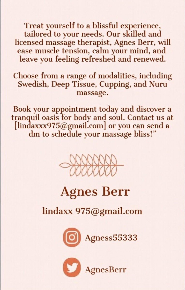 Agnes✨✨🍒🍒💆‍♀️💆‍♀️ tweet media