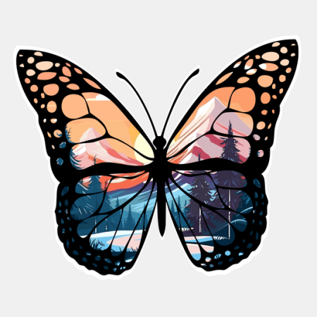 tshirt_painter's tweet photo. Butterfly with beautiful nature scene great for Earth Day or Protect our Earth. Apparel house decor phone cases mugs more 258 products  See my Cafepress Profile for more designs.  https://t.co/aG4Ty5mnBu https://t.co/KxezftM6k2