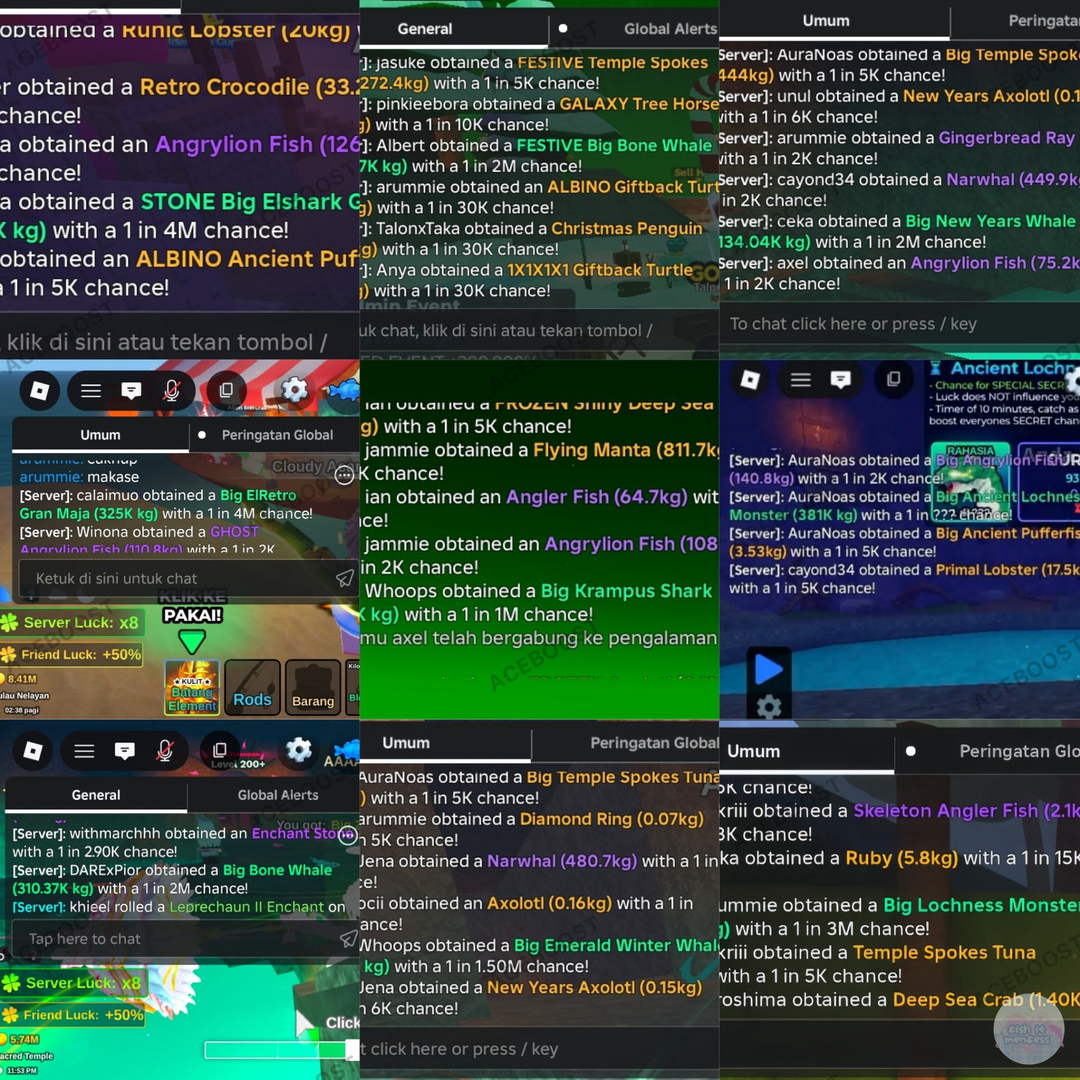 FISH IT FESS ‼️ WTT CANTUMIN UNAME tweet media