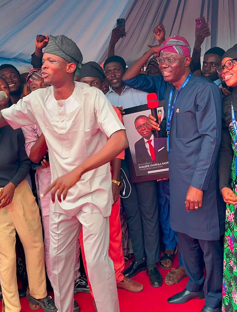 OmofaJacob's tweet photo. On Tuesday, 20th August 2025*, I had the privilege of officially welcoming His Excellency, Governor Babajide Olusola Sanwo-Olu to the Epe Campus of Lagos State University for the commissioning of the Olatunji Bello Hall

#Leadership #LASU #StudentUnion #LagosState #GovernorSanwo https://t.co/TxqZhSdCoz