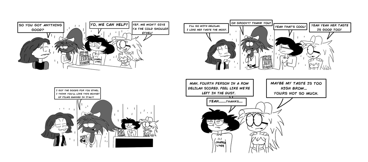 Matt_Croc's tweet photo. new comic. when one of your friends has better recommendations #art #artistontwitter https://t.co/IU9mgcmVjk
