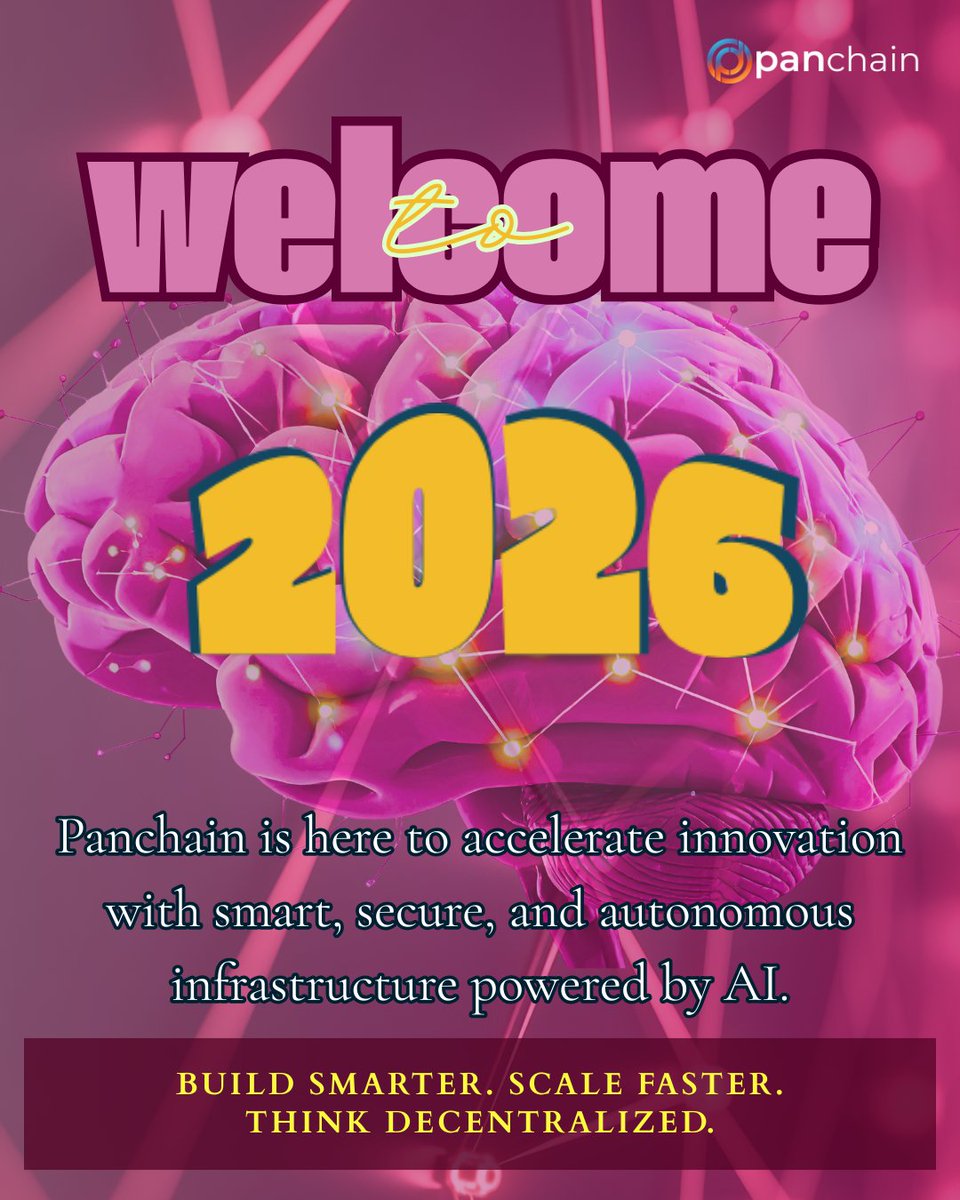 Panchainnetwork's tweet image. New Year. New Tech. New Era.
Let’s build the AI-native future together with #Panchain 🚀

#cryptocurrencies #Blockchain #Technology #Tech  #NewYear2026 #ArtificialInteligence