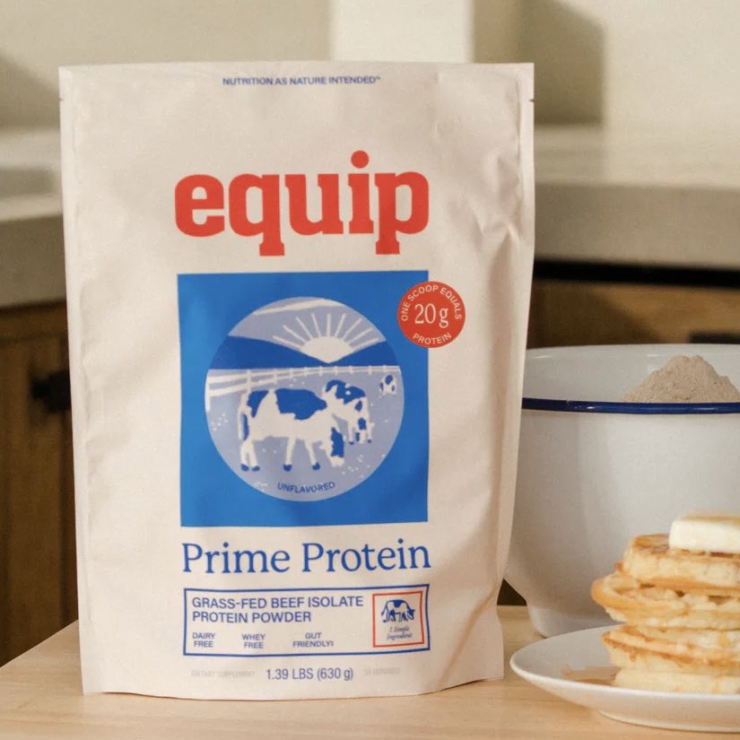 EquipFoods's tweet photo. Our beef protein is a complete protein, a real food supplement

Heres how we make it

Thread https://t.co/F8J9bM6rJc