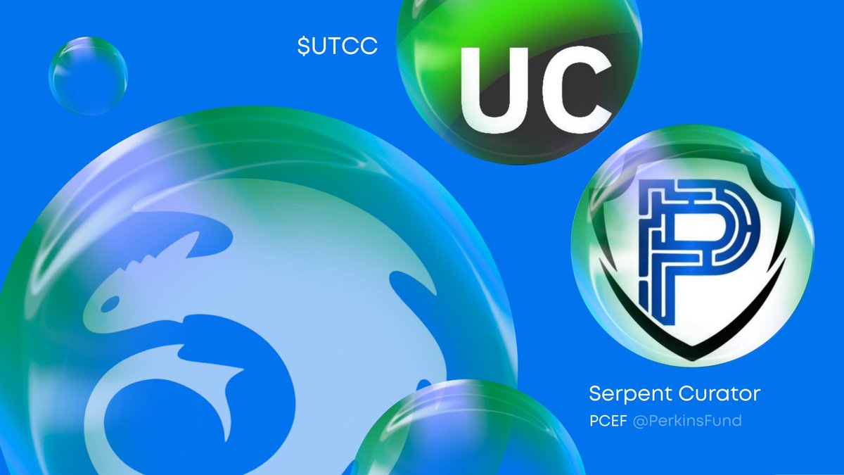 discoverserpent's tweet photo. Welcoming @PerkinsFund as a Curator! 

First project they'd vouch for? $UTCC

Apply now using only your X handle on https://t.co/NfxWi4slKK https://t.co/Hp8tAqNNVp