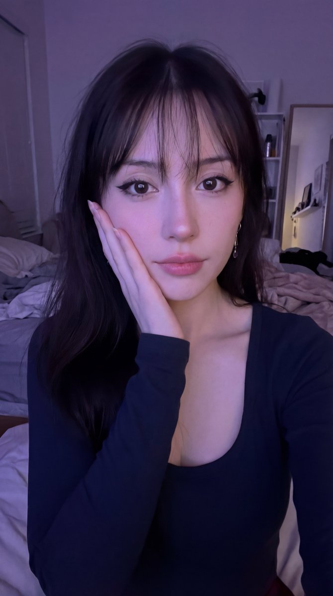 Candid Allure: A Portrait of Serenity