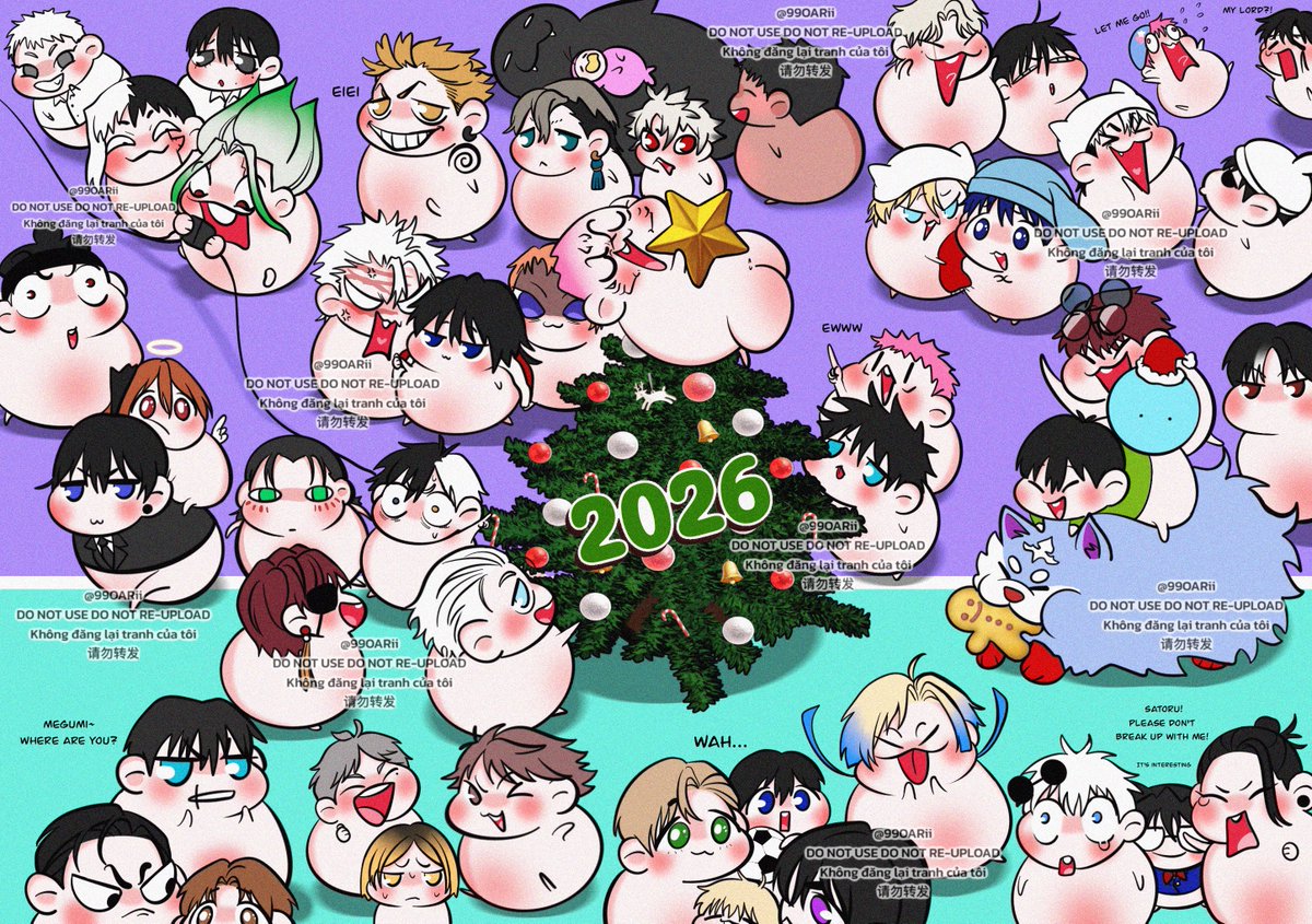Happy New Year 2026! ✨
As promised, here is a full plate of soft and chubby mochis 🍡💓
Thank you for waiting and supporting!