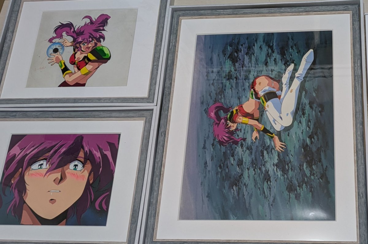 サヤのセル画を見てると、、昨年の大オークションで逃したセル画