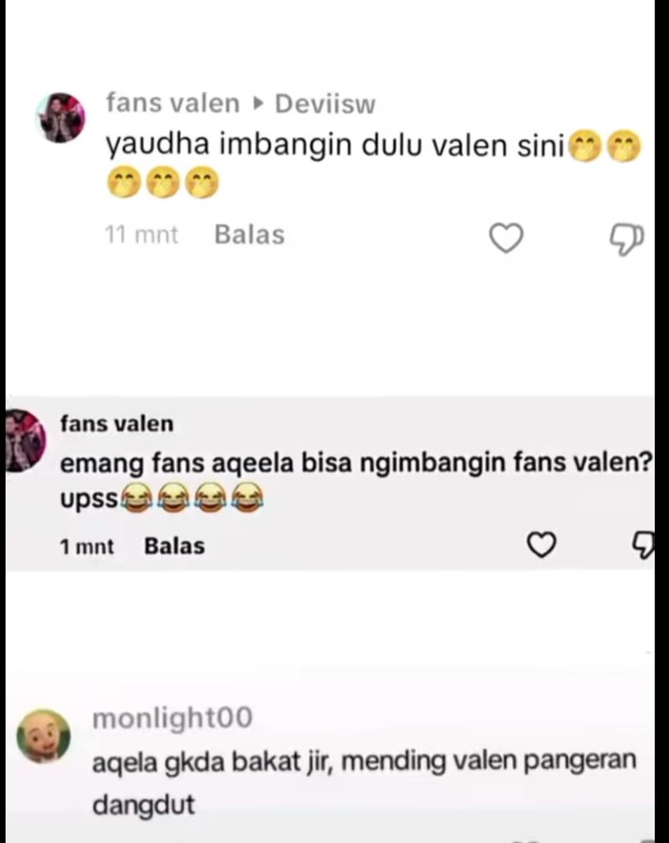 Nia_ajaaa's tweet photo. @callmejujuuuuu @alariciell @tanyarlfes Trus ini yg ngatain aqeela.. Aqeela gak ada bakat kata fans valen 😪 https://t.co/9toL68TK5G