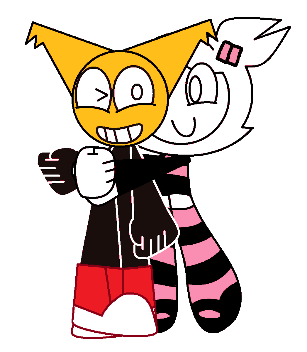 Anonymous18016's tweet photo. For: @aldito250: Here's some crossover pairings I've made so far:
#DannyPhantom #Mylifeasateenagerobot #powerpuffgirls #CRiTORA #TheAmazingDigitalCircus #robotboy #robotgirl #murphyandmitzi #paingirl #plinkoandmark https://t.co/8M0cOjH1eF