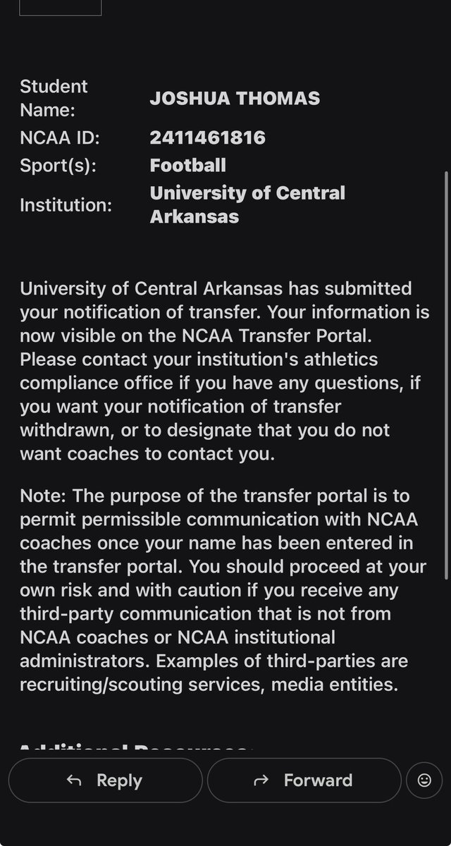 Josh Thomas 6’8 tweet media