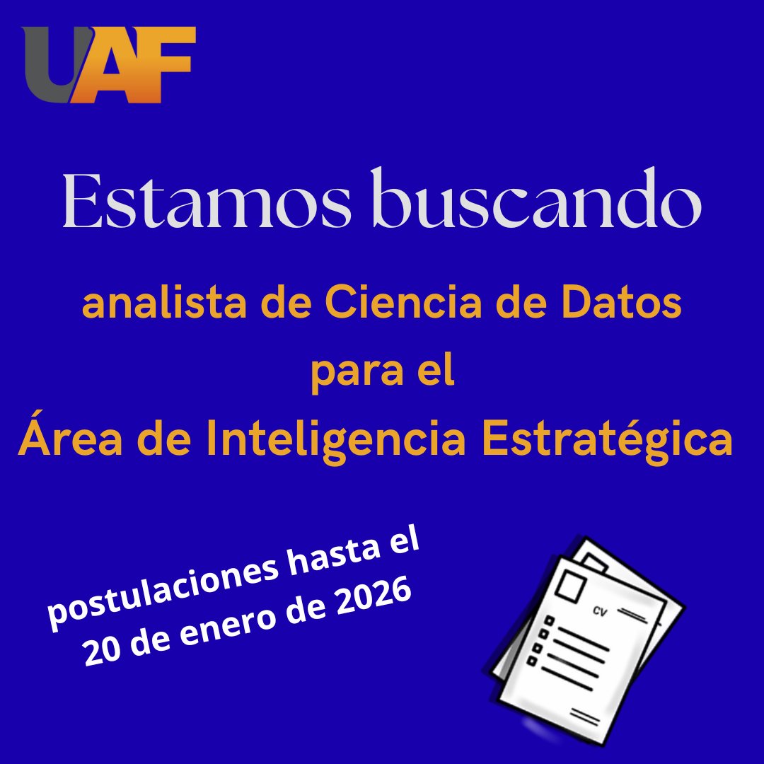 Unidad de Análisis Financiero de Chile tweet media