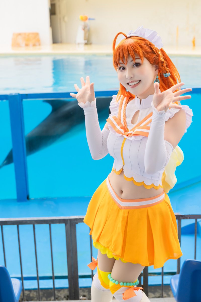 Lapin00515's tweet image. cosplay🫧 /⚠️撮影地許可済み
ラブライブ!サンシャイン‼︎
恋になりたいAQUARIUM
高海千歌

📸：@yuupoina 

#コスプレ
#cosplay