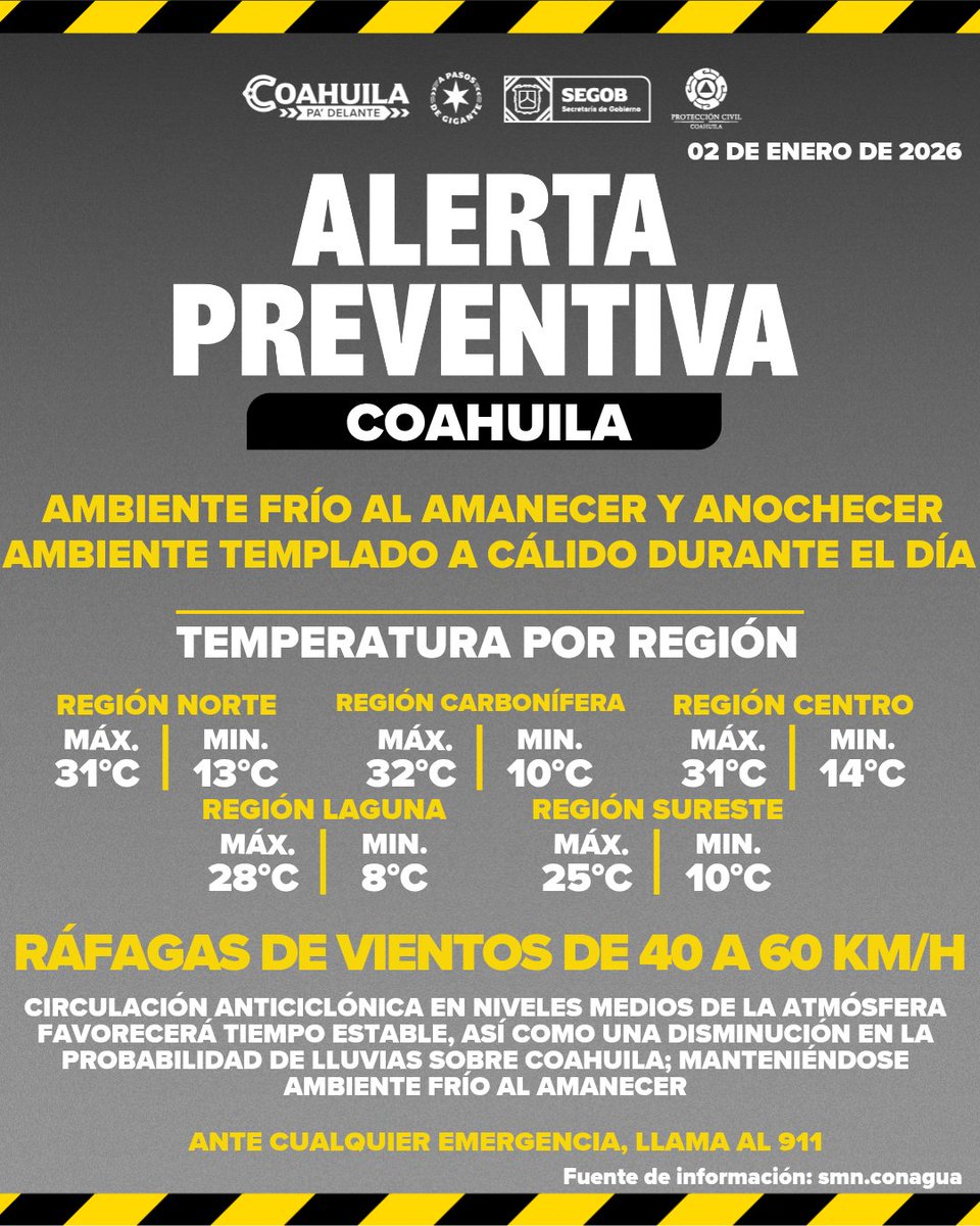 Protección Civil Coahuila (@pccoahuila) on Twitter photo 
