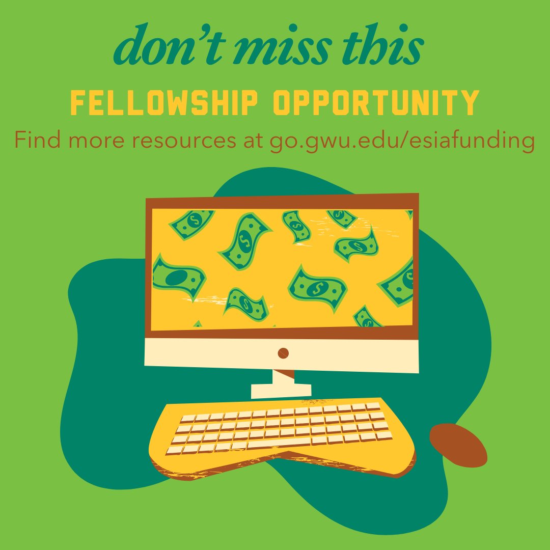 U.S. applicants with a GPA of 3.5+ who graduated from a minority-serving institution in the U.S. are eligible for consideration for the <a href="/ElliottSchoolGW/">The Elliott School</a> America 2050 Fellowship. Learn more at ow.ly/K4Fg30sRLpi #FundingFriday