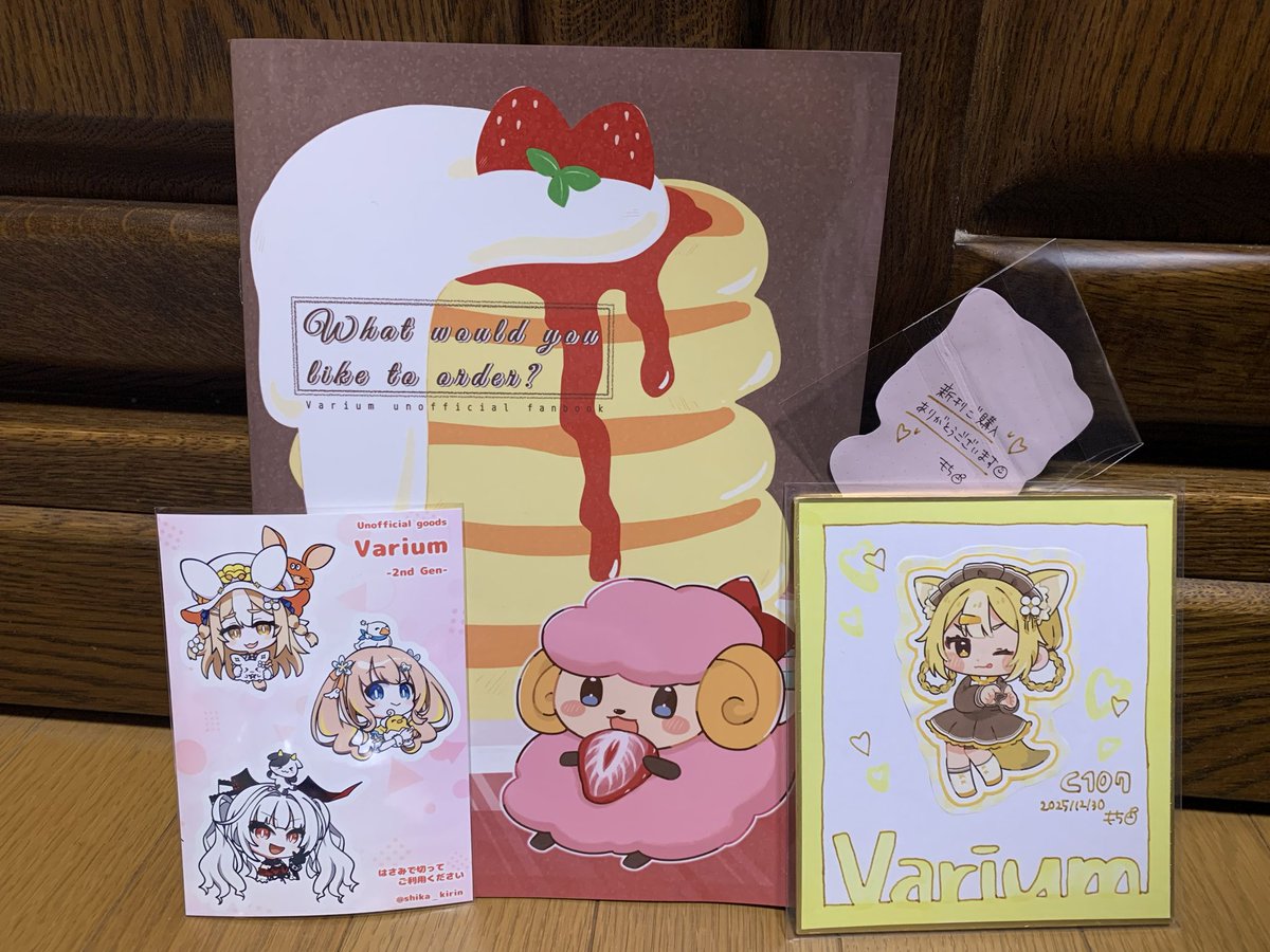 コミケ戦利品④ (もち林檎 先生: @momochi_RINGO ) 合同誌/ステッカー