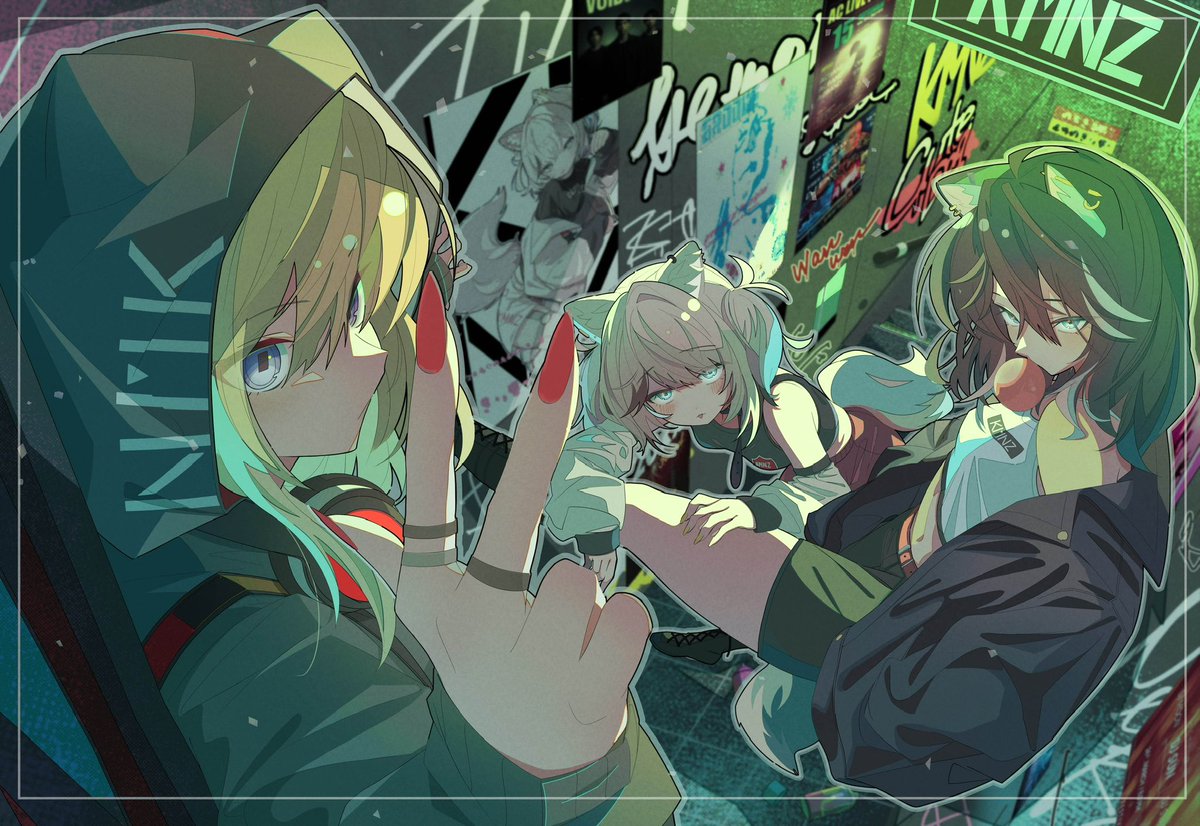 RQ_TEN's tweet image. @HZhajime @vulqis 
↑2人の合同サークル「ふぁ〜すときっす。」様の本に寄稿させて貰いました！

#kmnzart