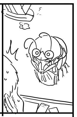 足がいっぱいある子の漫画を描き始めました。 