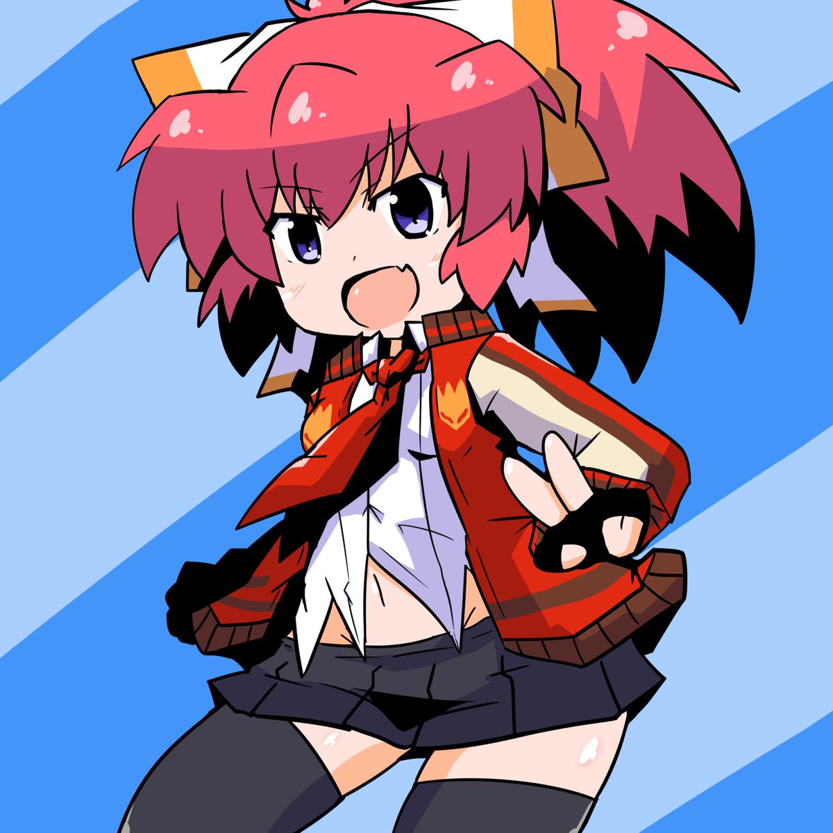 オリキャラの劉の絵です
ぴーす