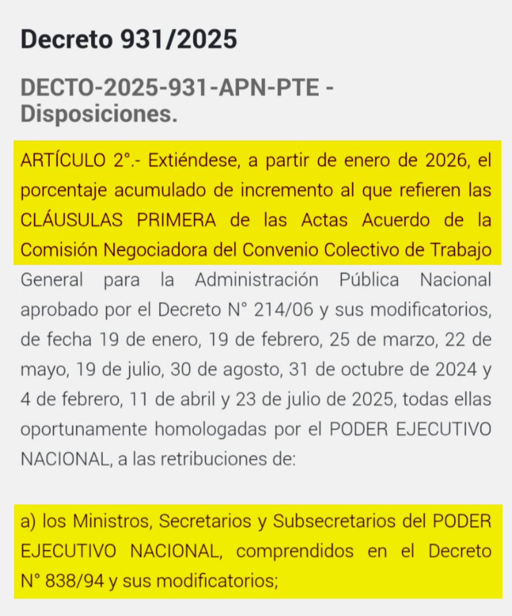 ⭕️ | ÚLTIMO MOMENTO: Camuflado por decreto, JAVIER MILEI FIRMÓ UN AUMENTO DEL 90% EN EL SUELDO DE LOS FUNCIONARIOS DEL GOBIERNO.

‼️ Mientras tanto, la educación y la ciencia sufren el peor recorte de la historia. ES UN ESCÁNDALO TOTAL.

❌ LA HIPOCRESÍA AVANZA.