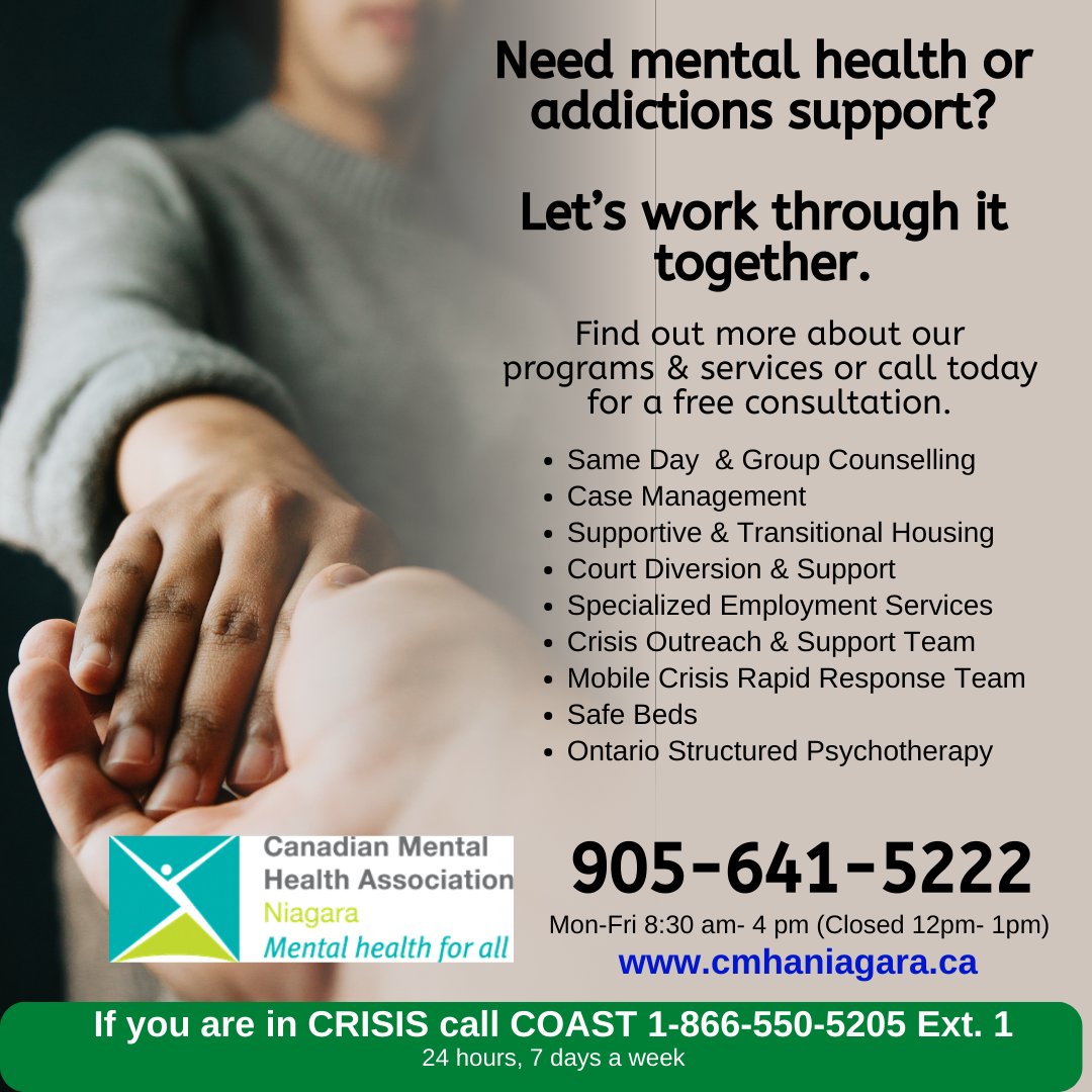 CMHA Niagara tweet media