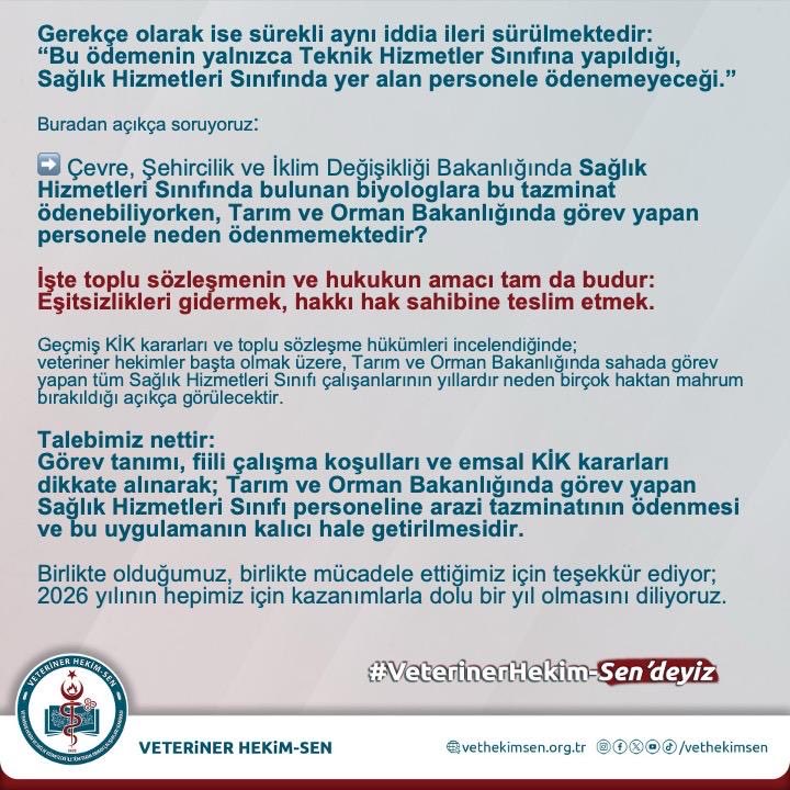 ARAZİ TAZMİNATI HAKKIMIZ İÇİN HUKUKİ SÜRECİ BAŞLATTIK

Üzerimize düşeni yaptık, davamızı açtık.
Artık adalete ve haklılığımıza güvenme zamanı.

Sendikamız tarafından, Tarım ve Orman Bakanlığında görev yapan Sağlık Hizmetleri Sınıfı personelinin arazi tazminatı hakkı için hukuki